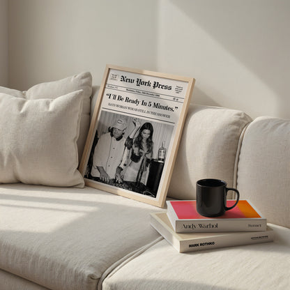 I´ll be ready in 5 Minutes.