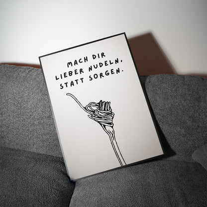 Nudeln statt Sorgen