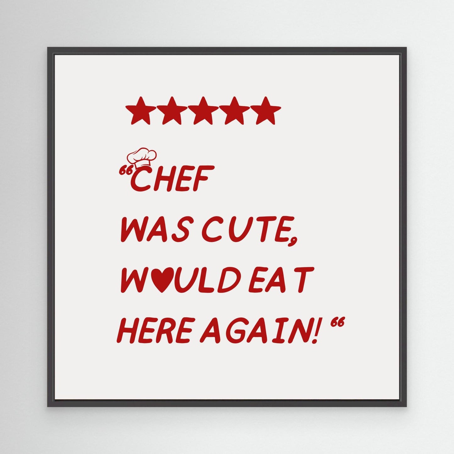 Chef Was Cute!