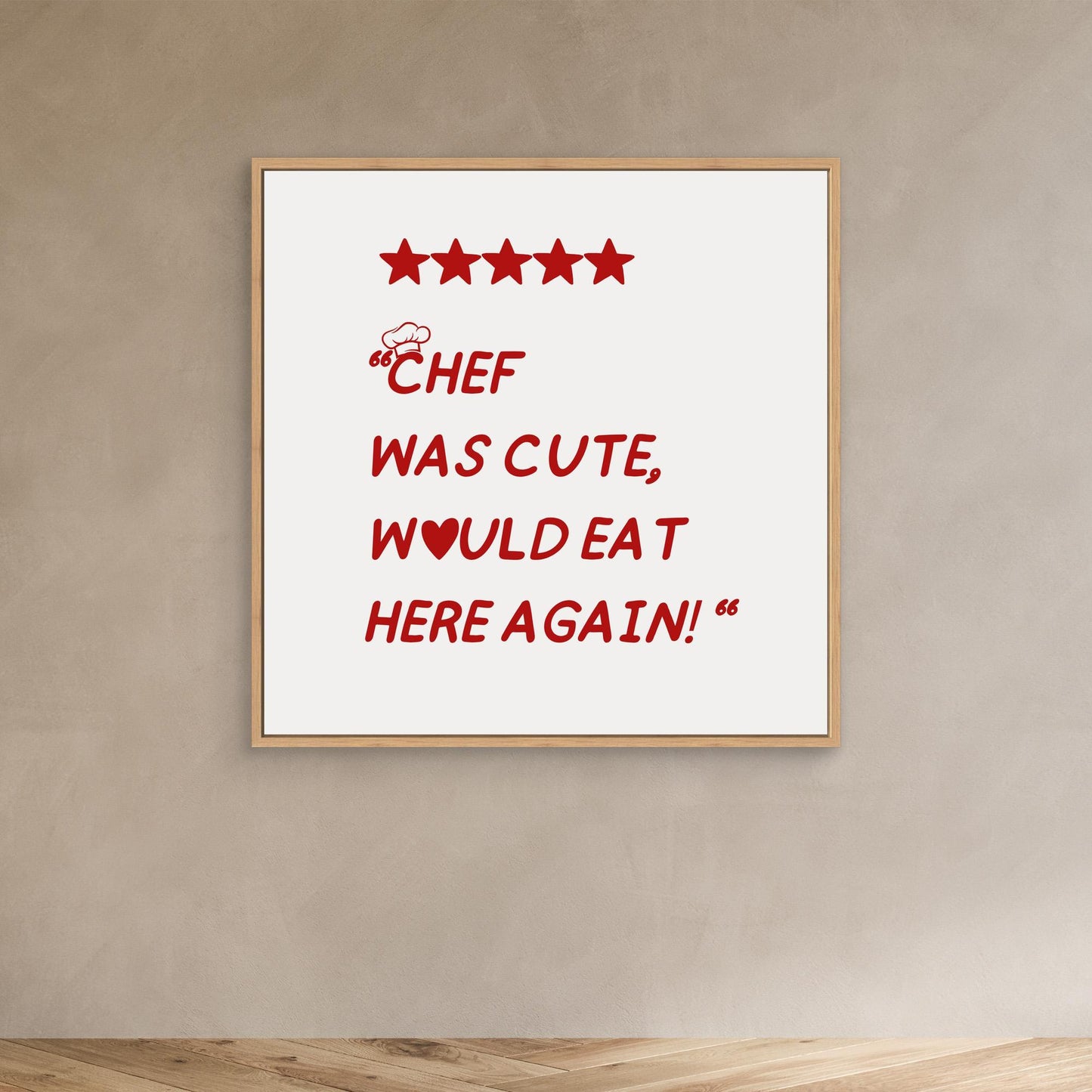 Chef Was Cute!
